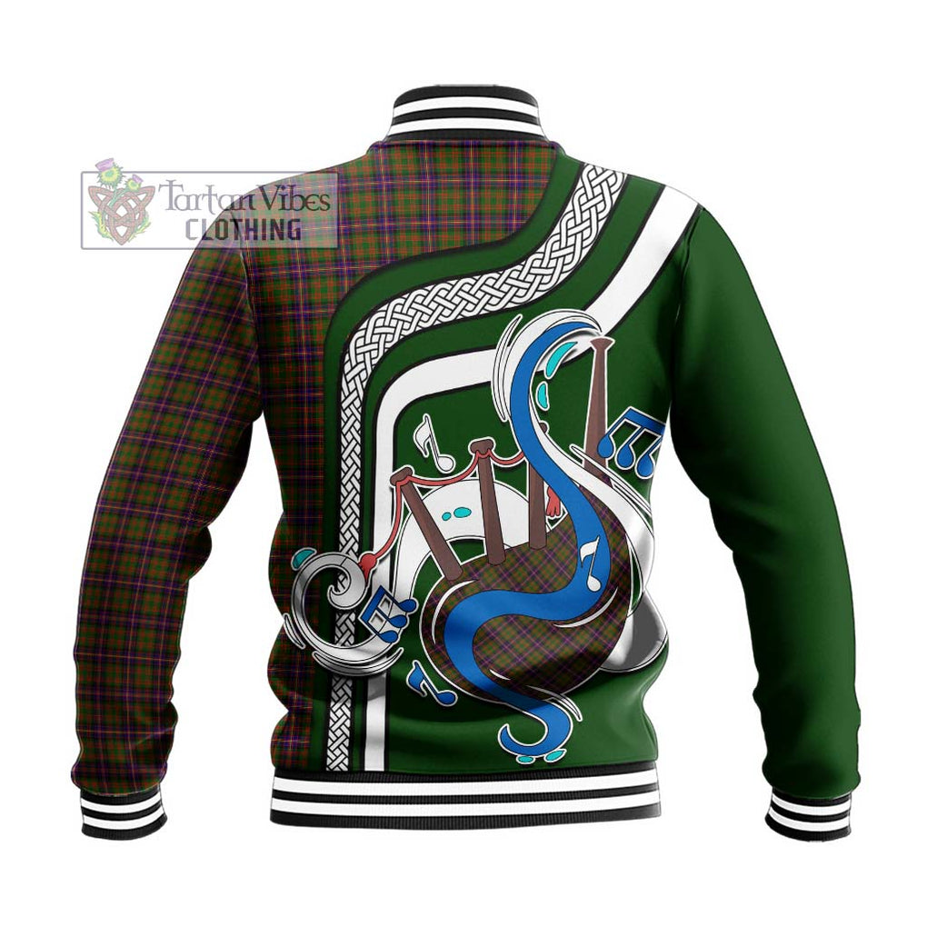 Tartan Vibes Clothing Cochrane Modern Tartan Baseball Jacket with Epic Bagpipe Style