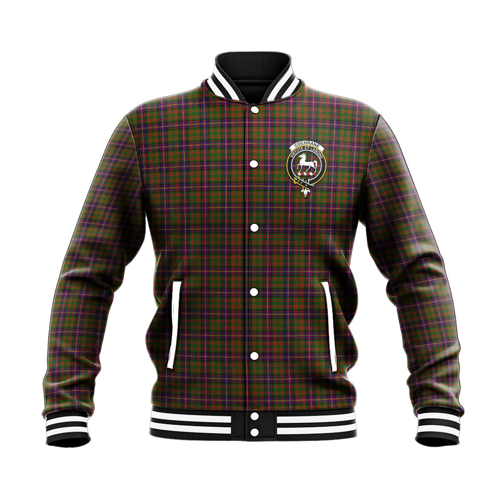 Cochrane Modern Tartan Baseball Jacket with Family Crest - Tartan Vibes Clothing