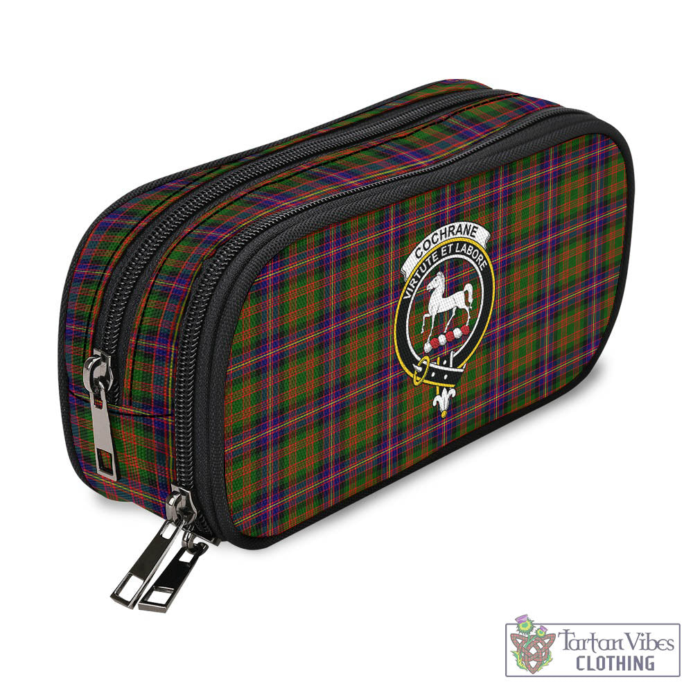 Tartan Vibes Clothing Cochrane Modern Tartan Pen and Pencil Case with Family Crest