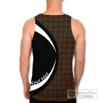 Cochrane Modern Tartan Men's Tank Top with Family Crest Circle Style