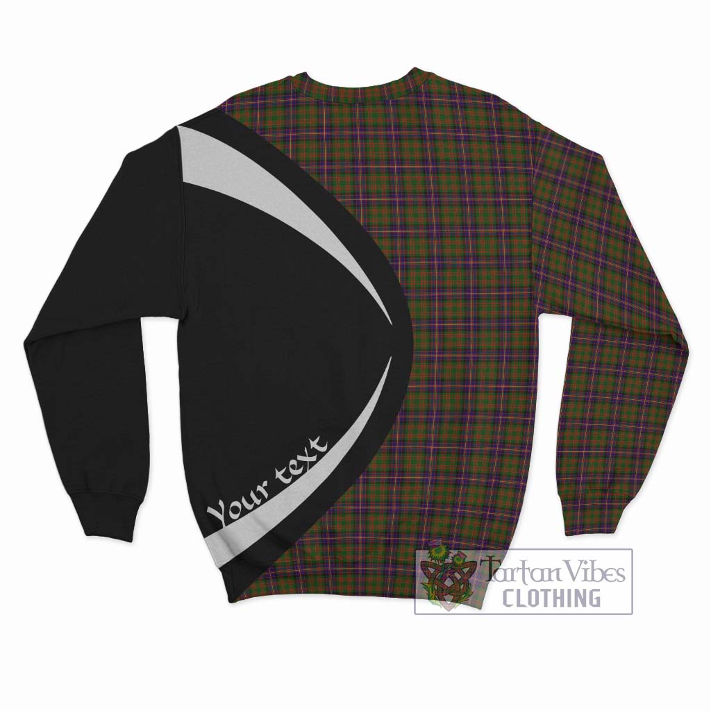 Cochrane Modern Tartan Sweatshirt with Family Crest Circle Style - Tartan Vibes Clothing