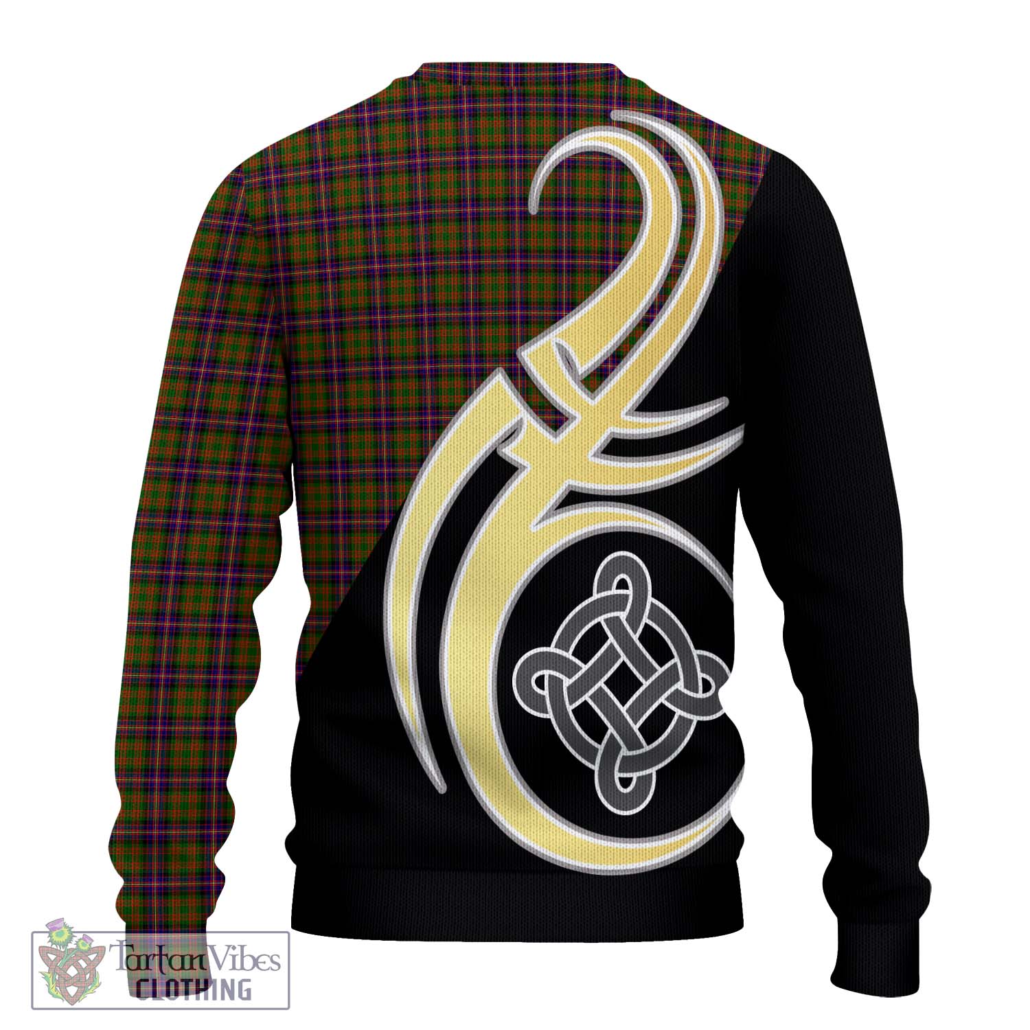 Cochrane Modern Tartan Knitted Sweater with Family Crest and Celtic Symbol Style - Tartan Vibes Clothing