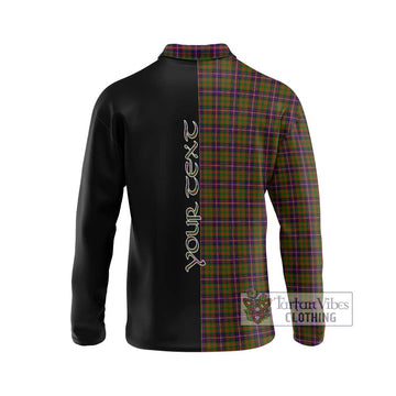 Cochrane Modern Tartan Long Sleeve Polo Shirt with Family Crest and Half Of Me Style