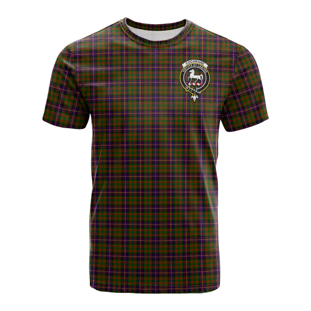 Cochrane Modern Tartan T-Shirt with Family Crest - Tartan Vibes Clothing