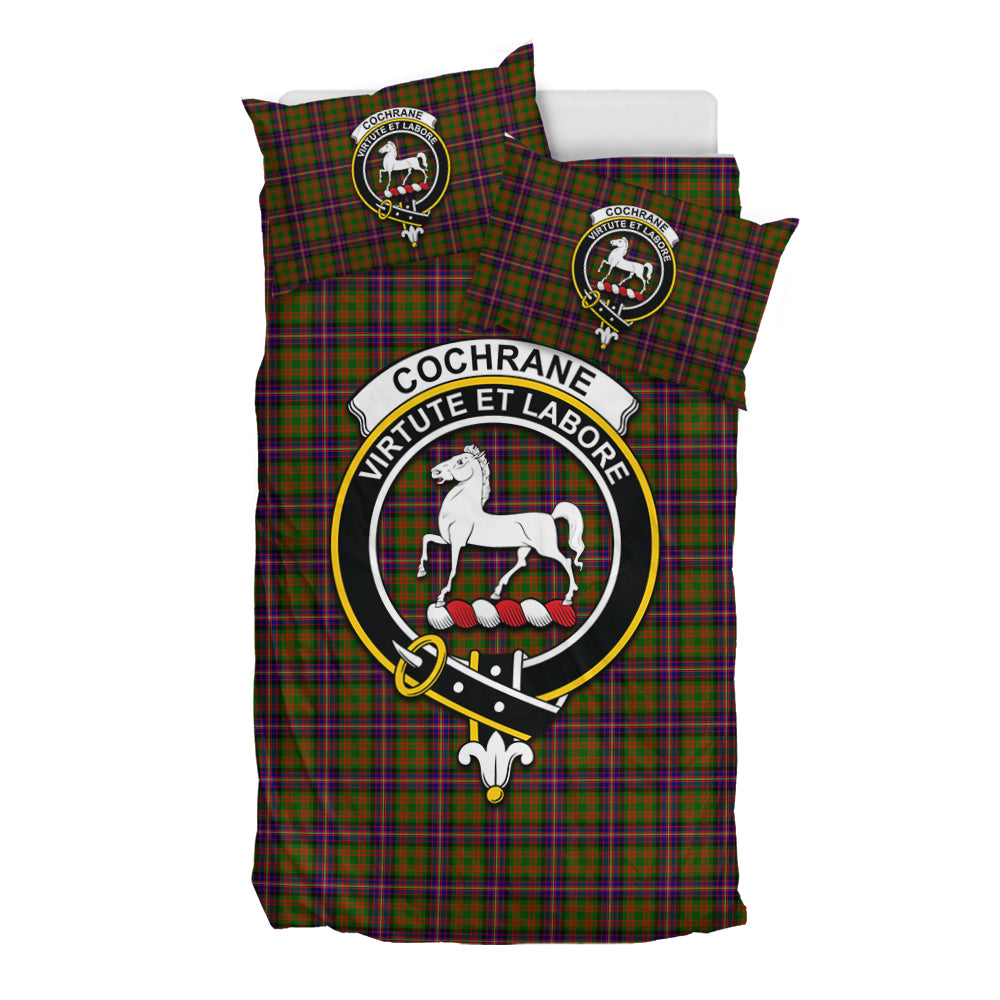 cochrane-modern-tartan-bedding-set-with-family-crest