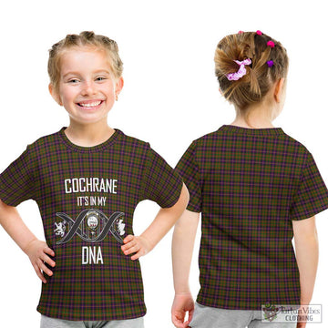 Cochrane Modern Tartan Kid T-Shirt with Family Crest DNA In Me Style