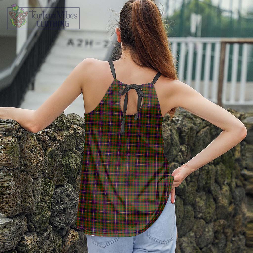 Tartan Vibes Clothing Cochrane Modern Tartan Loose Halter Neck Camisole