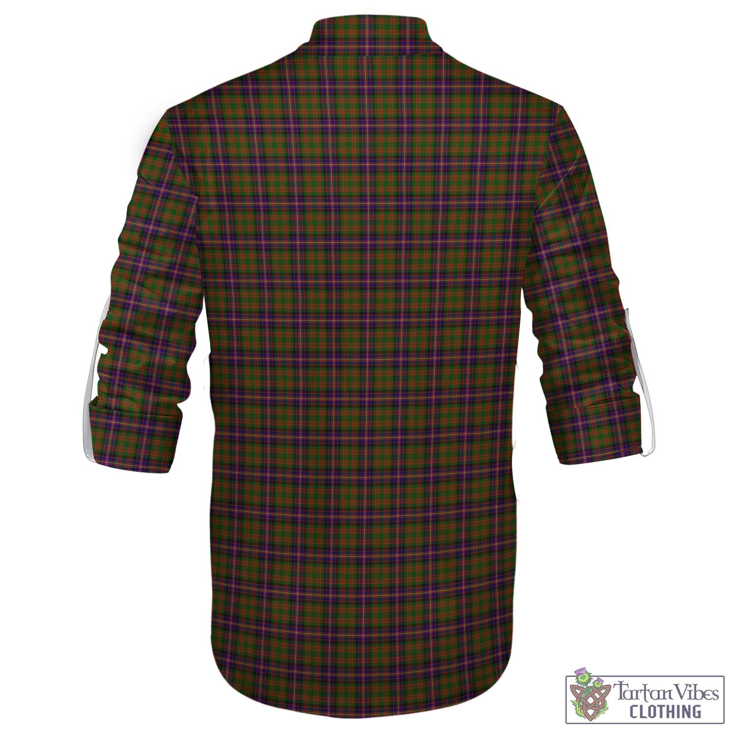 Tartan Vibes Clothing Cochrane Modern Tartan Men's Scottish Traditional Jacobite Ghillie Kilt Shirt