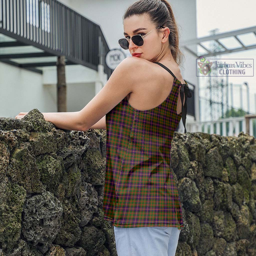 Tartan Vibes Clothing Cochrane Modern Tartan Loose Halter Neck Camisole