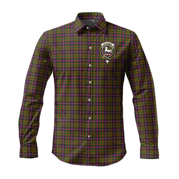 Cochrane Modern Tartan Long Sleeve Button Up Shirt with Family Crest