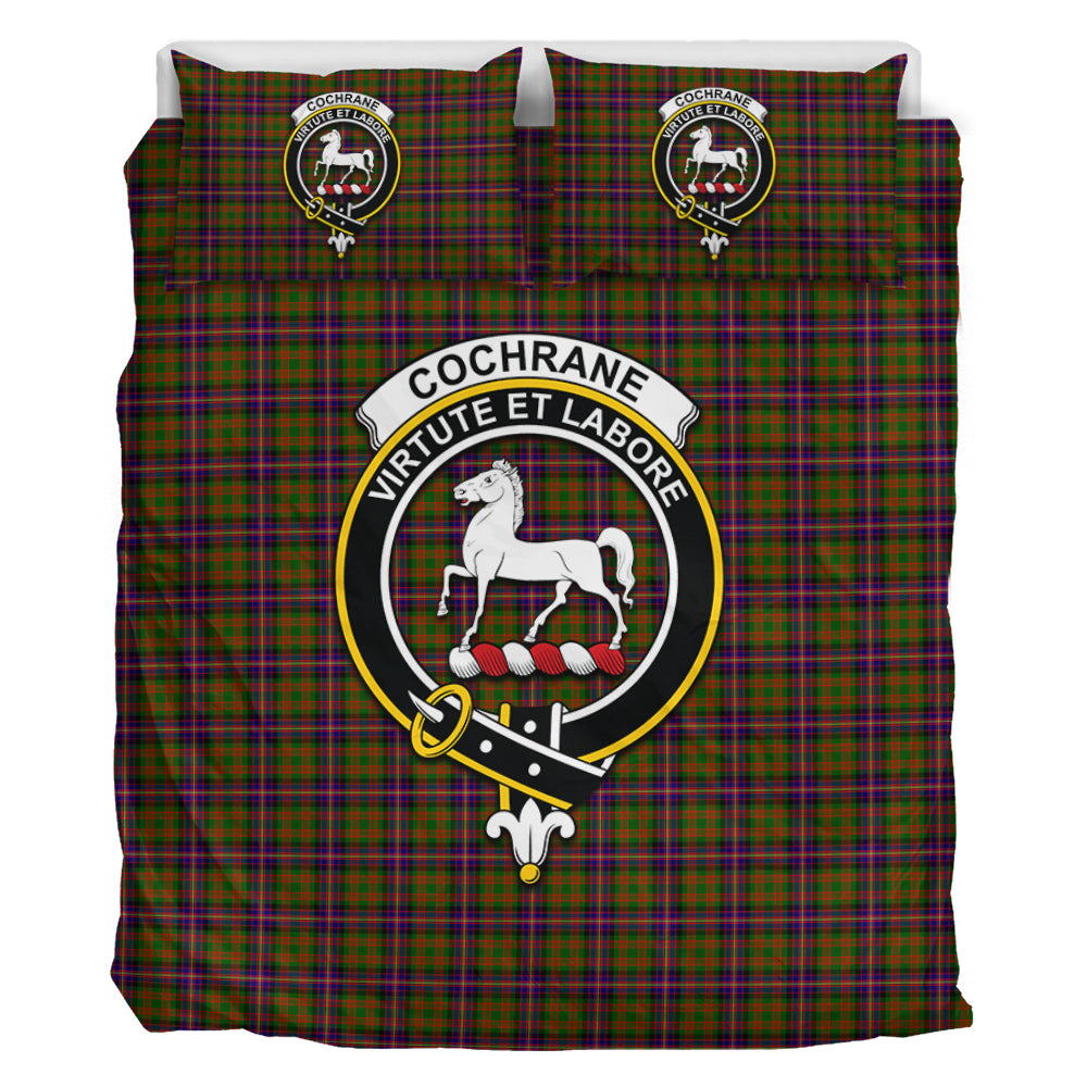 cochrane-modern-tartan-bedding-set-with-family-crest