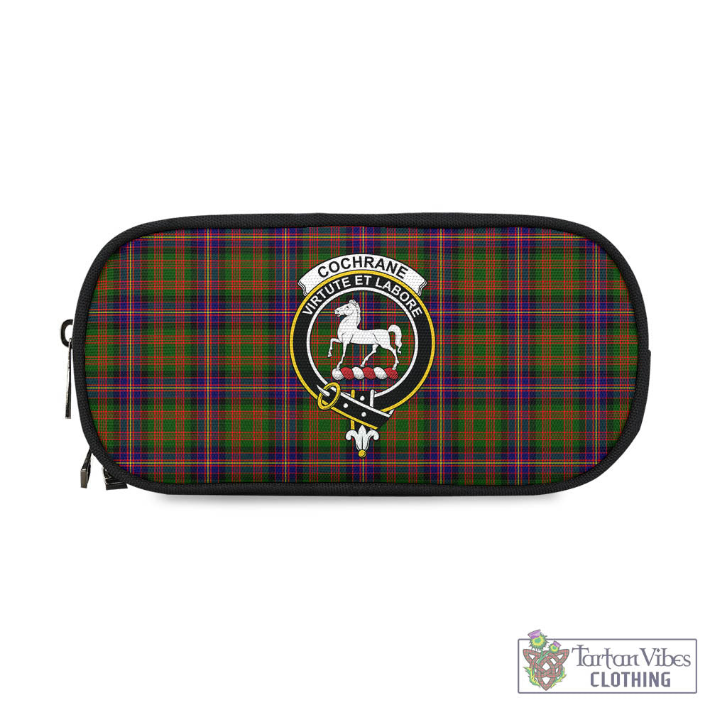 Tartan Vibes Clothing Cochrane Modern Tartan Pen and Pencil Case with Family Crest