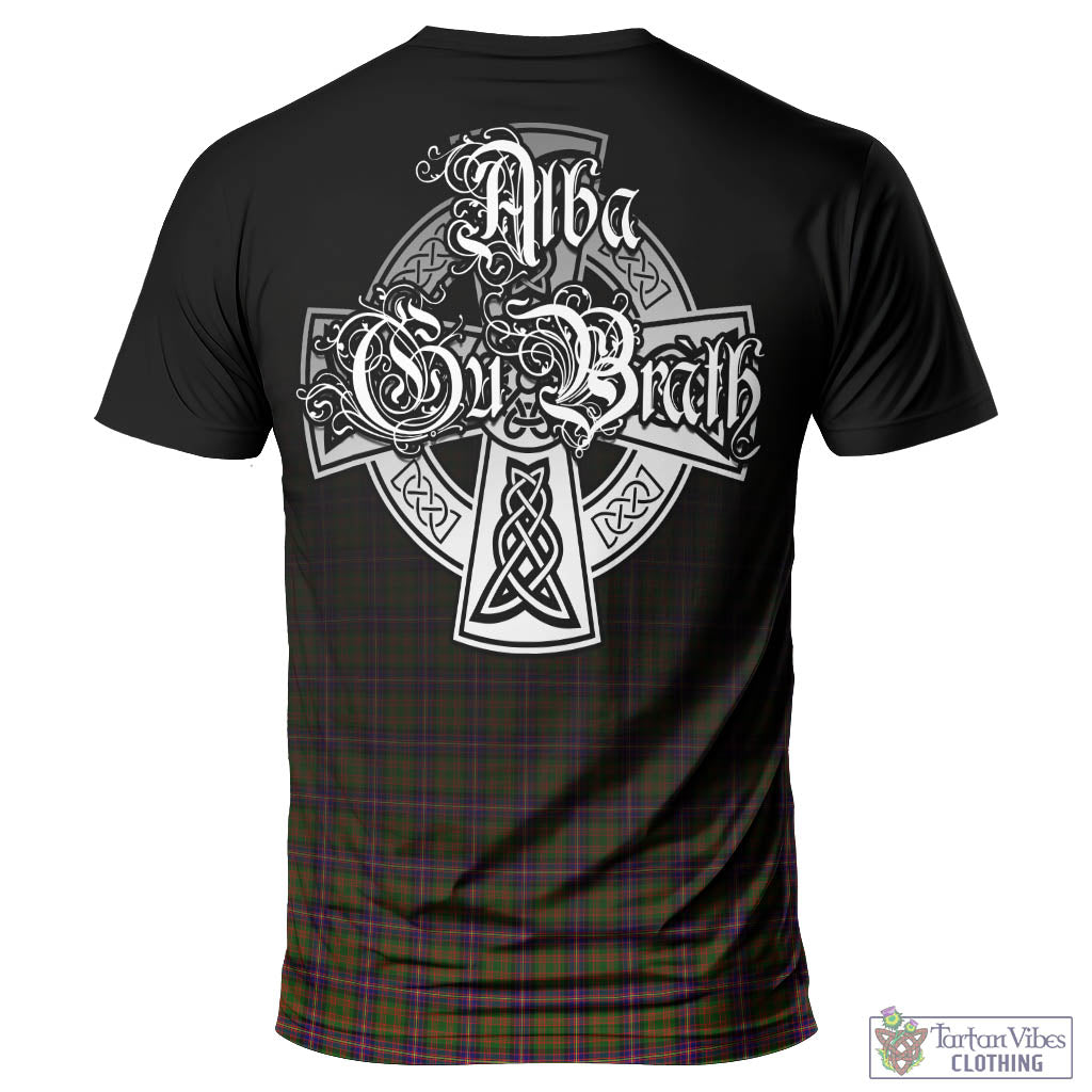 Tartan Vibes Clothing Cochrane Modern Tartan T-Shirt Featuring Alba Gu Brath Family Crest Celtic Inspired