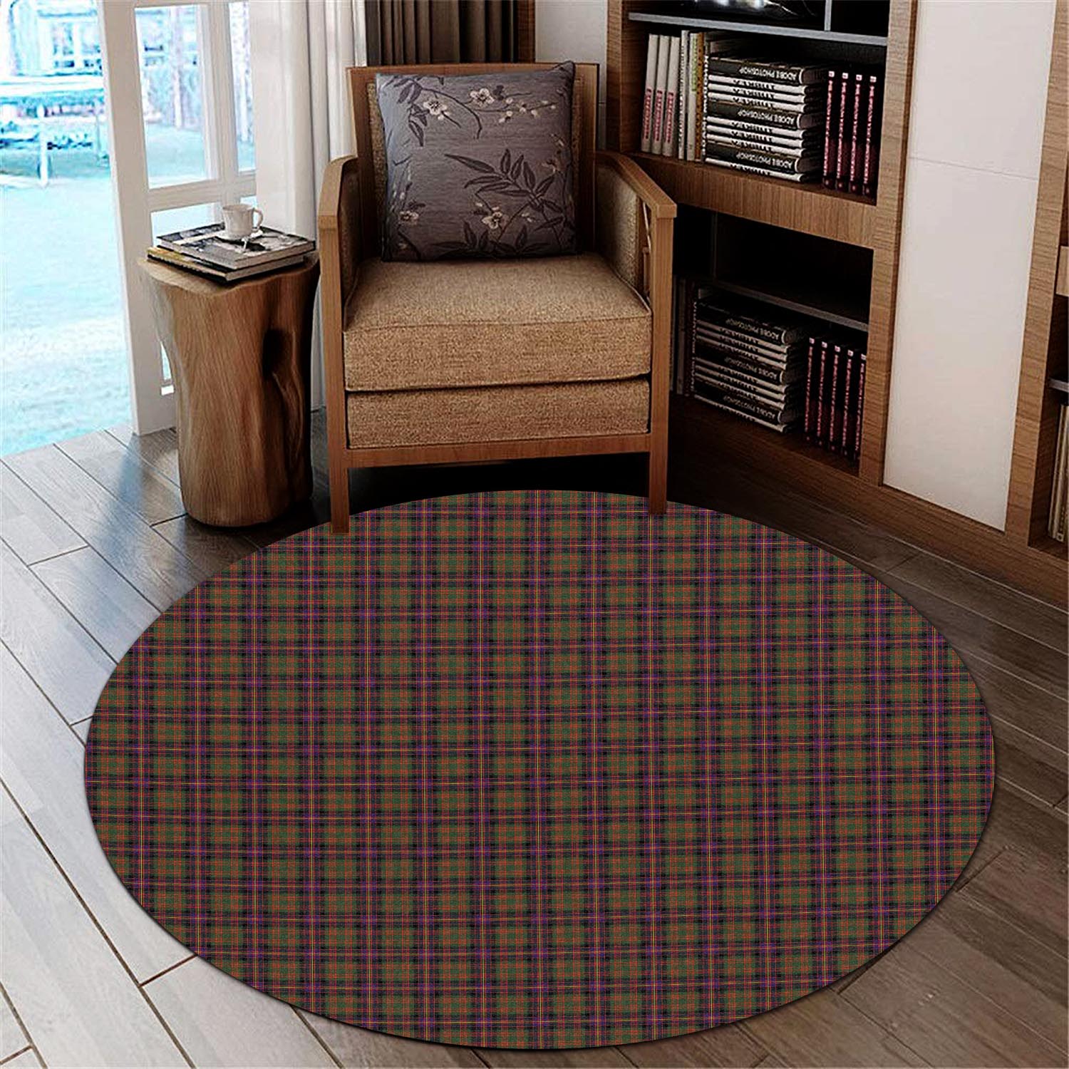 Cochrane Modern Tartan Round Rug - Tartanvibesclothing