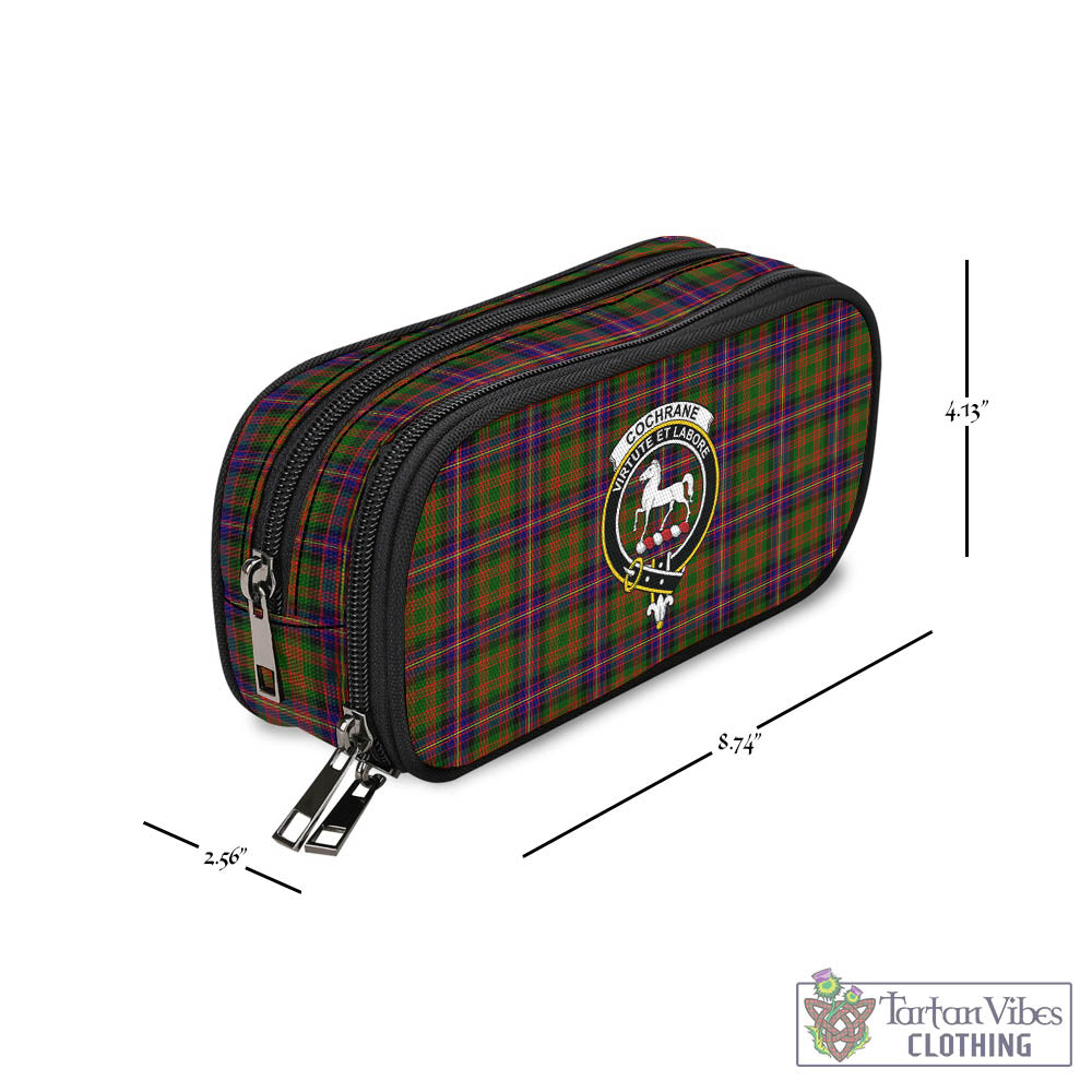 Tartan Vibes Clothing Cochrane Modern Tartan Pen and Pencil Case with Family Crest