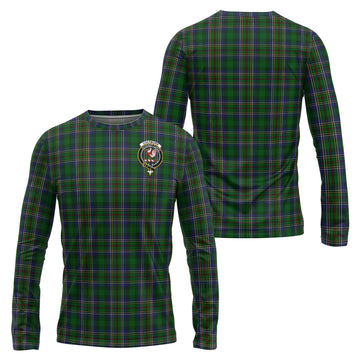 Cockburn Tartan Long Sleeve T-Shirt with Family Crest