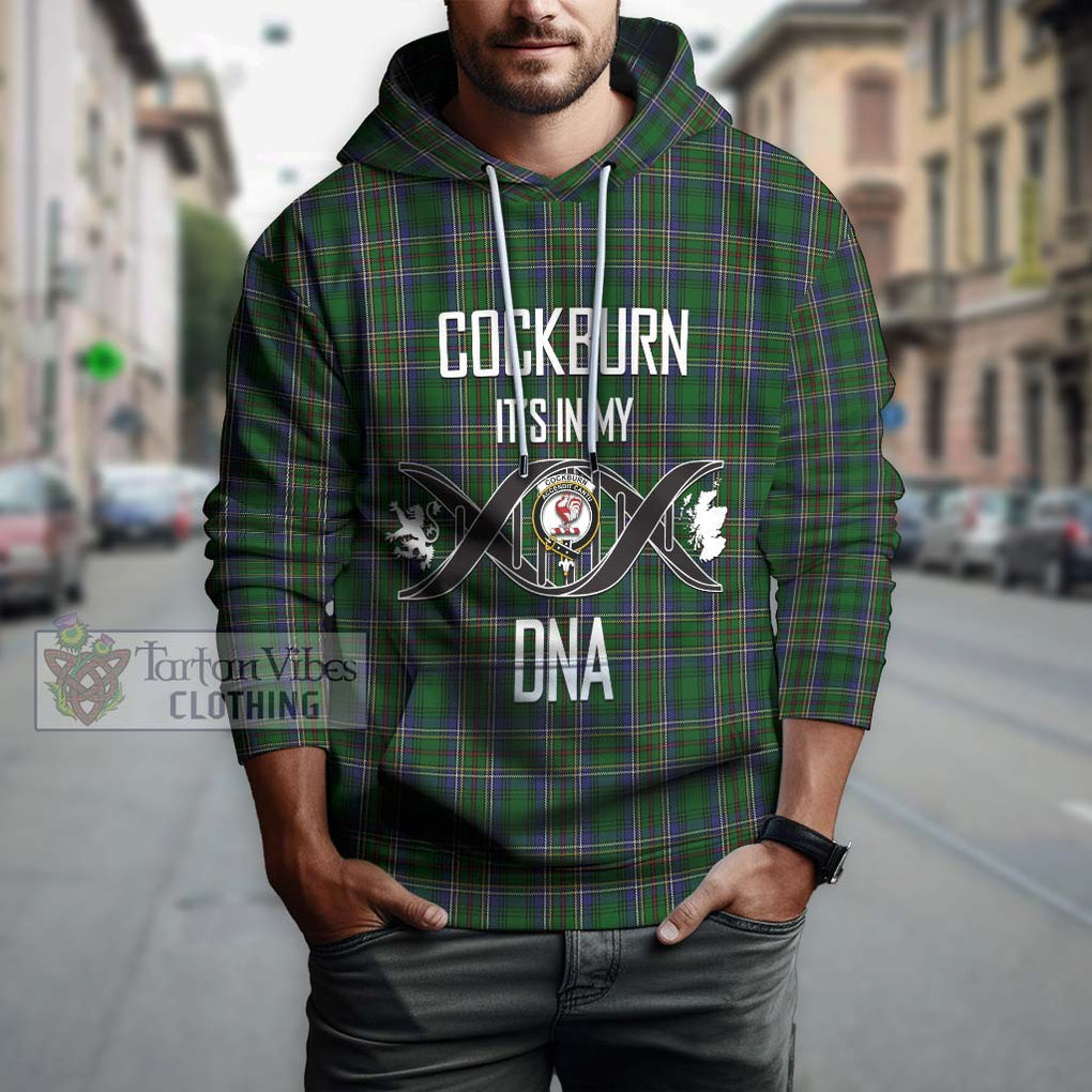 Cockburn Tartan Hoodie with Family Crest DNA In Me Style Pullover Hoodie - Tartanvibesclothing Shop