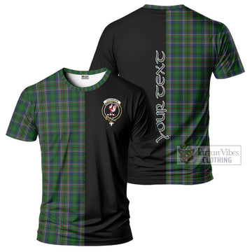 Cockburn Tartan T-Shirt with Family Crest and Half Of Me Style