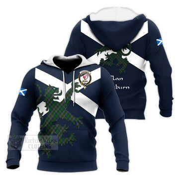 Cockburn Tartan Lion Rampant Knitted Hoodie Proudly Display Your Heritage with Alba Gu Brath and Clan Name