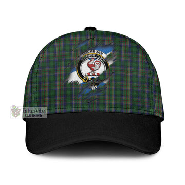 Cockburn Tartan Classic Cap with Family Crest In Me Style