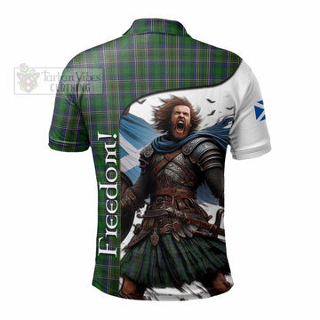 Cockburn Crest Tartan Polo Shirt Inspired by the Freedom of Scottish Warrior