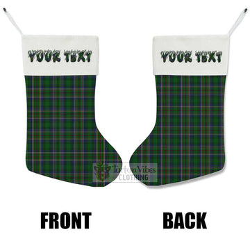 Cockburn Tartan Christmas Stocking with Personalized Text