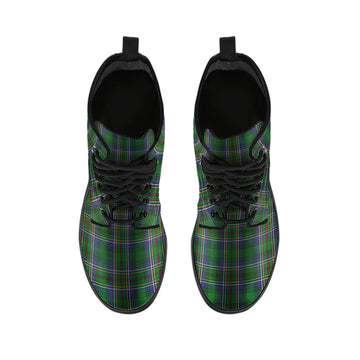 Cockburn Tartan Leather Boots