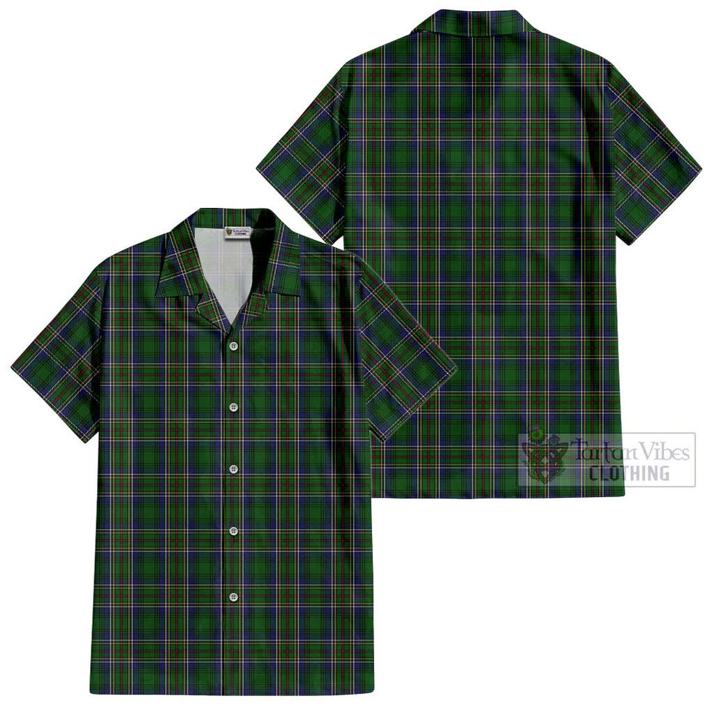 Cockburn Tartan Cotton Hawaiian Shirt Kid - Tartanvibesclothing Shop