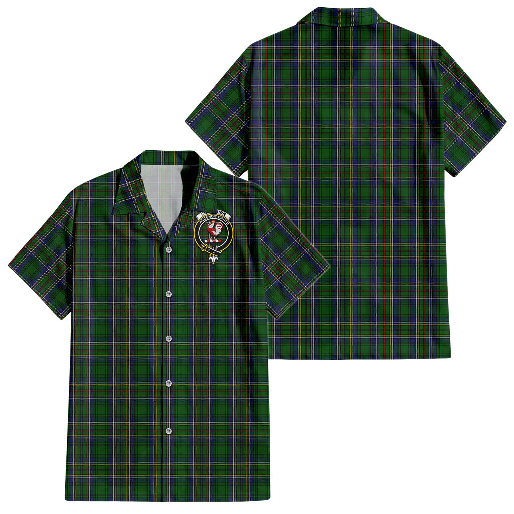 cockburn-tartan-short-sleeve-button-down-shirt-with-family-crest