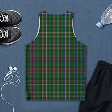 Cockburn Tartan Mens Tank Top with Family Crest