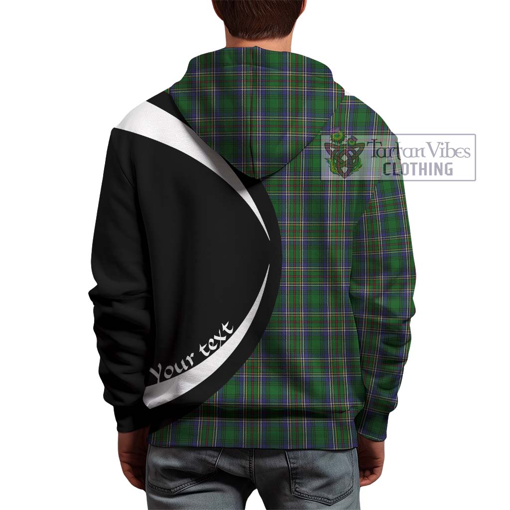 Tartan Vibes Clothing Cockburn Tartan Hoodie with Family Crest Circle Style