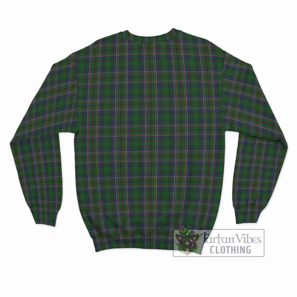 Cockburn Tartan Sweatshirt with Family Crest DNA In Me Style - Tartanvibesclothing Shop