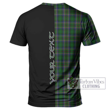 Cockburn Tartan T-Shirt with Family Crest and Half Of Me Style