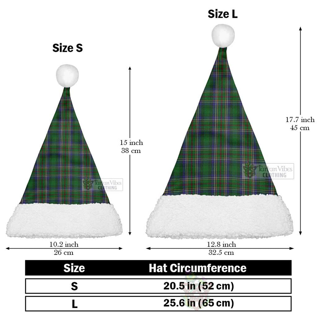 Tartan Vibes Clothing Cockburn Tartan Christmas Santa Hats