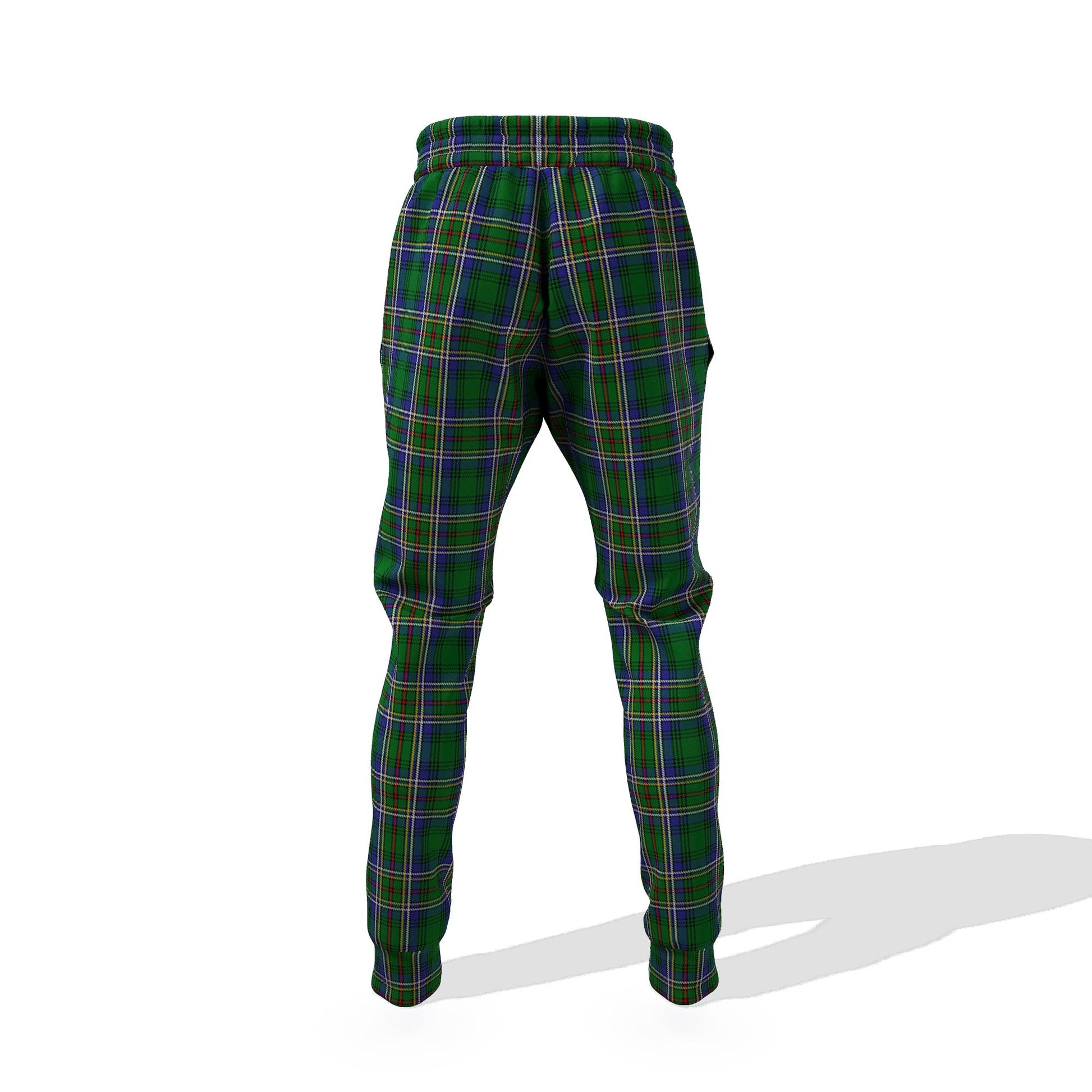 Cockburn Tartan Joggers Pants with Family Crest 6XL - Tartan Vibes Clothing