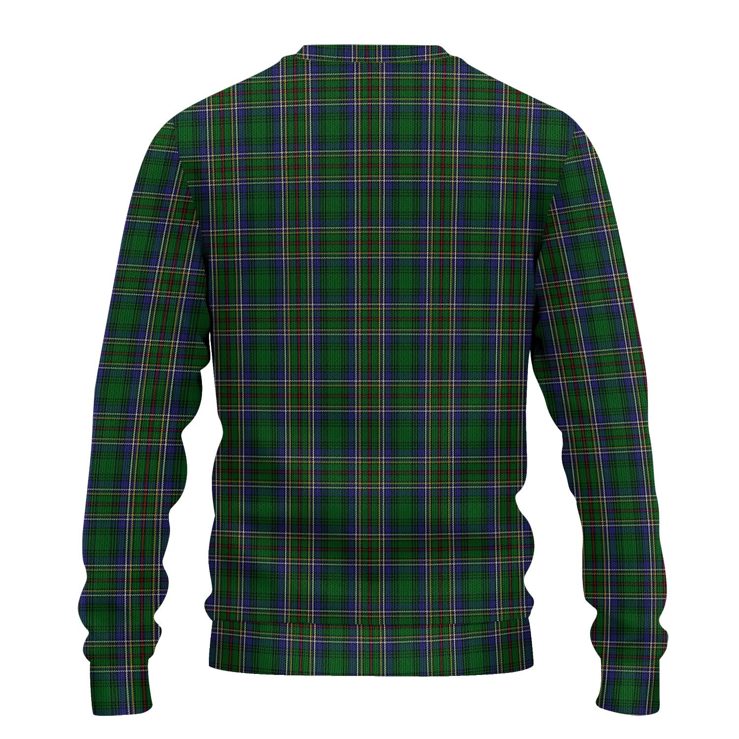 Cockburn Tartan Knitted Sweater with Family Crest - Tartanvibesclothing