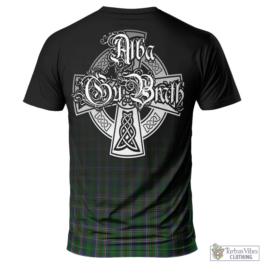 Tartan Vibes Clothing Cockburn Tartan T-Shirt Featuring Alba Gu Brath Family Crest Celtic Inspired