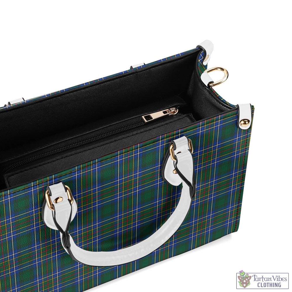 Tartan Vibes Clothing Cockburn Ancient Tartan Luxury Leather Handbags