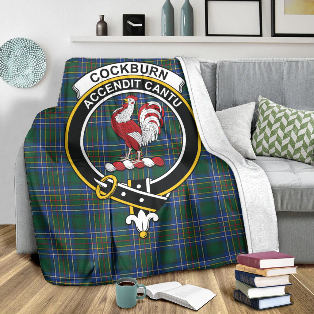 cockburn-ancient-tartab-blanket-with-family-crest