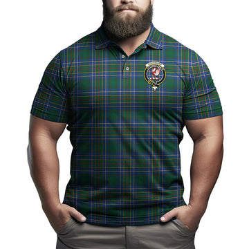 Cockburn Ancient Tartan Men's Polo Shirt with Family Crest