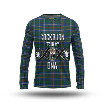 Cockburn Ancient Tartan Long Sleeve T-Shirt with Family Crest DNA In Me Style