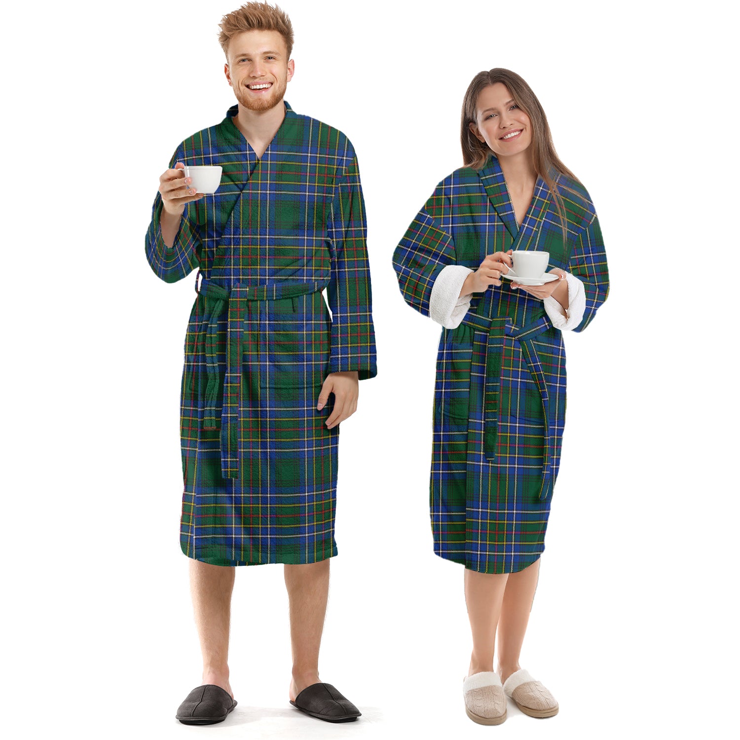 Cockburn Ancient Tartan Bathrobe Unisex S - Tartan Vibes Clothing