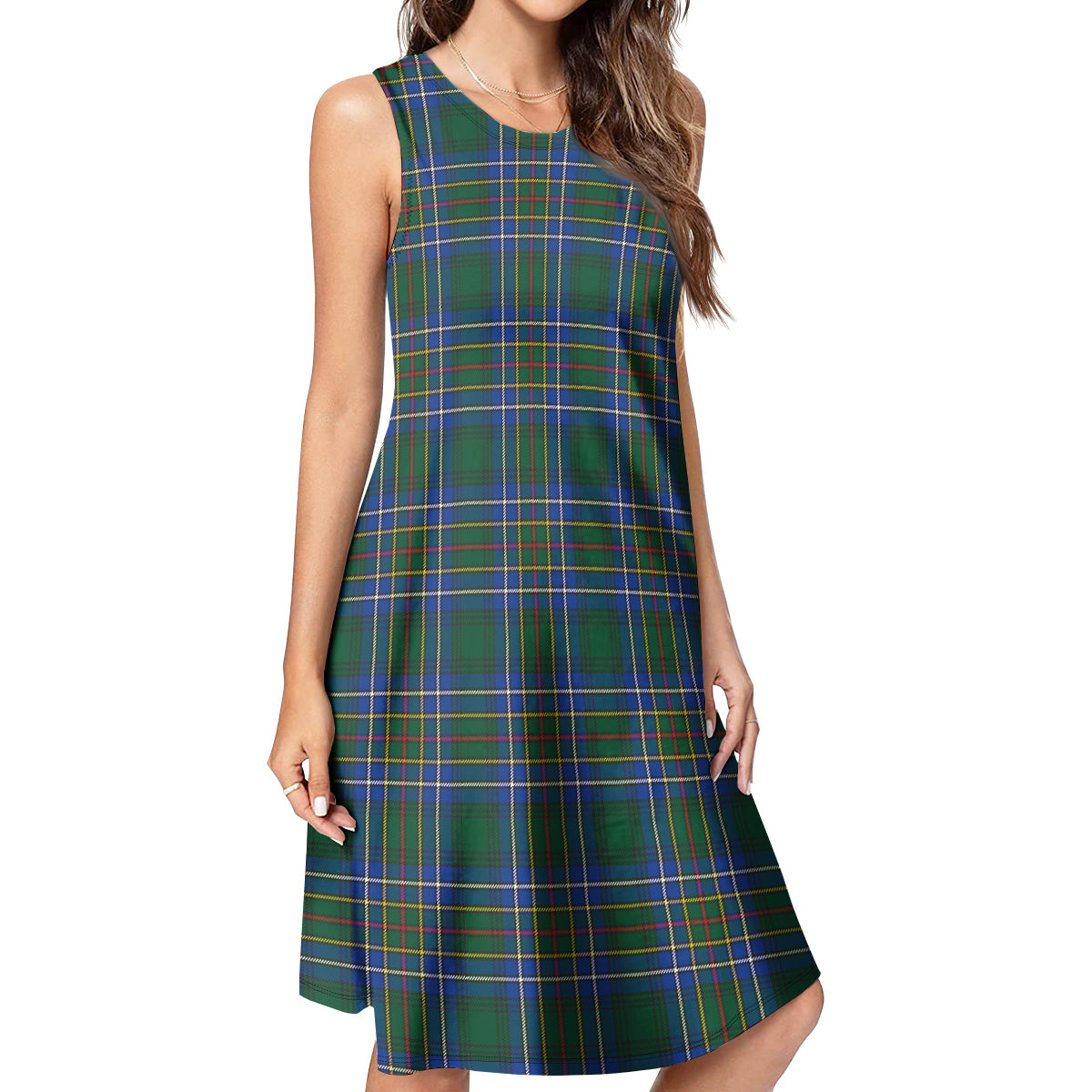 Cockburn Ancient Tartan Womens Casual Dresses - Tartanvibesclothing