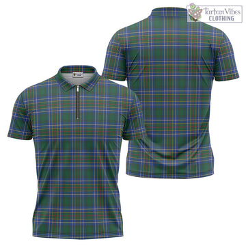 Cockburn Ancient Tartan Zipper Polo Shirt