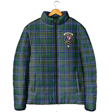 Cockburn Ancient Tartan Padded Jacket with Family Crest