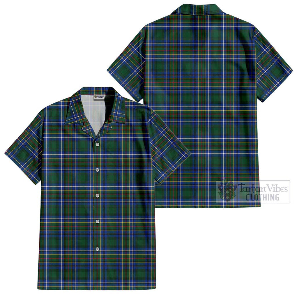 Cockburn Ancient Tartan Cotton Hawaiian Shirt Kid - Tartanvibesclothing Shop