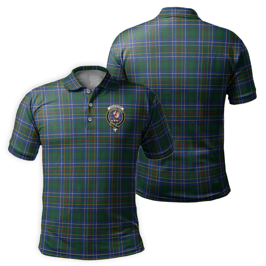 Cockburn Ancient Tartan Men's Polo Shirt with Family Crest - Tartan Vibes Clothing