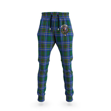 Cockburn Ancient Tartan Joggers Pants with Family Crest