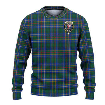 Cockburn Ancient Tartan Ugly Sweater with Family Crest