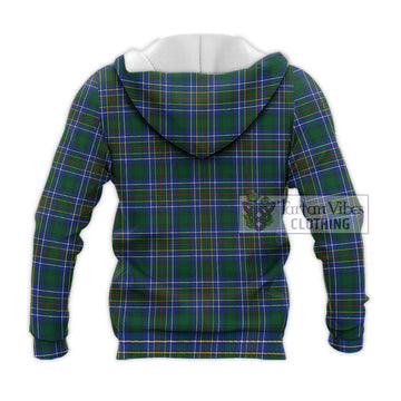 Cockburn Ancient Tartan Knitted Hoodie with Family Crest DNA In Me Style